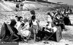 Family On The Beach c.1960, Canvey Island