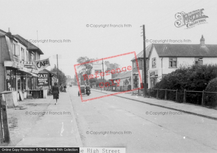 Photo of Canvey Island, High Street c.1955