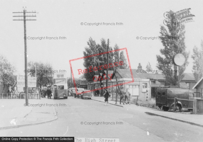 Photo of Canvey Island, High Street c.1955