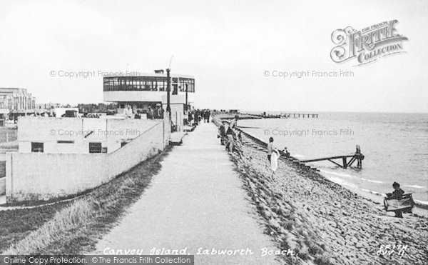 Photo of Canvey Island, Labworth Beach c.1950