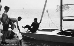 Launching A Yacht c.1960, Canvey Island