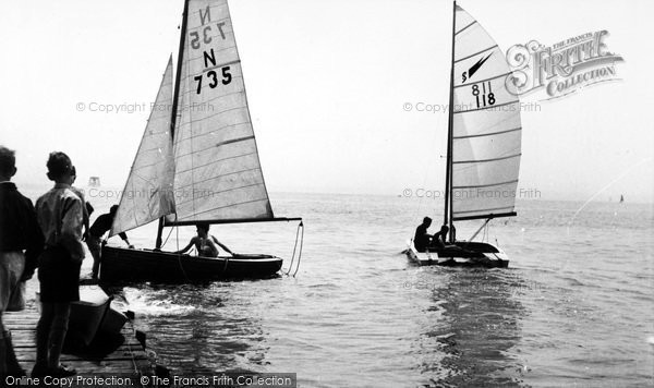Photo of Canvey Island, Sailing Boats c.1960