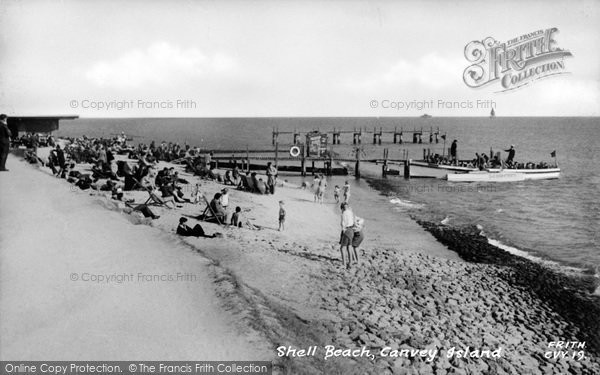 Photo of Canvey Island, Shell Beach c.1955