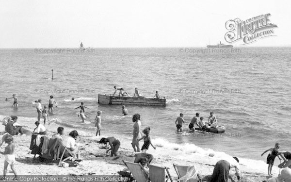 Photo of Canvey Island, Shell Beach c.1955