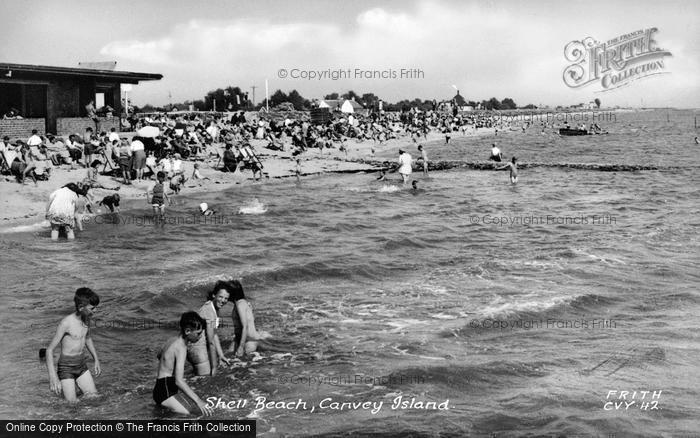 Photo of Canvey Island, Shell Beach c.1955