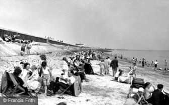 Canvey Island, the Beach c1960
