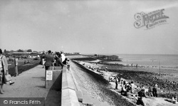 The New Sea Wall c.1960, Canvey Island