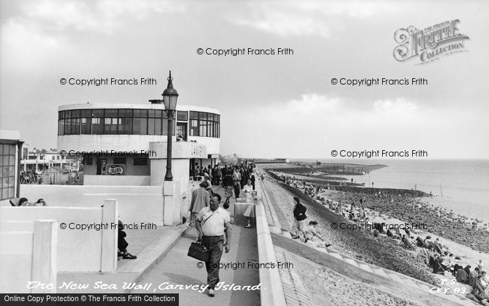 Photo of Canvey Island, The New Sea Wall c.1960