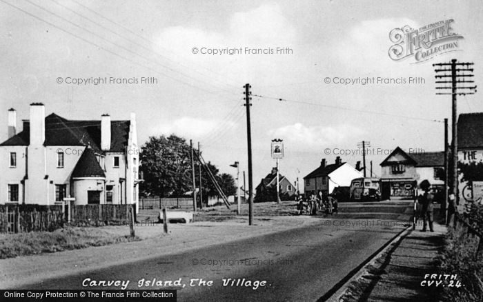 Photo of Canvey Island, The Village c.1955