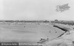 Thorney Bay Beach Adjoining Beach Camp c.1955, Canvey Island