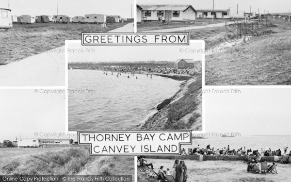 Photo of Canvey Island, Thorney Bay Camp Composite c.1955