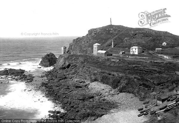 Photo of Cape Cornwall, 1890