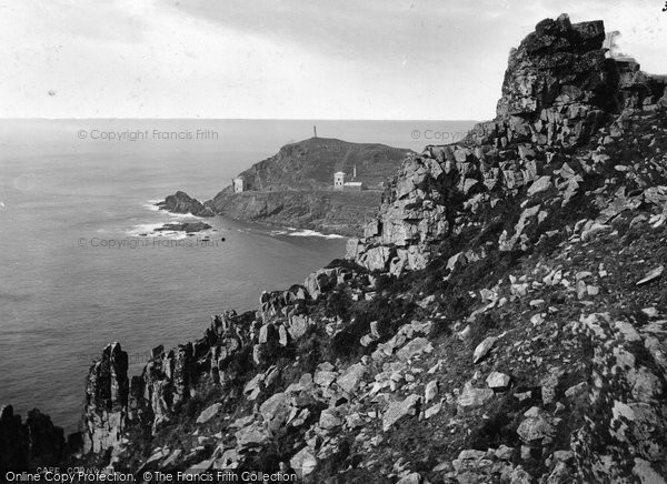 Photo of Cape Cornwall, c.1870