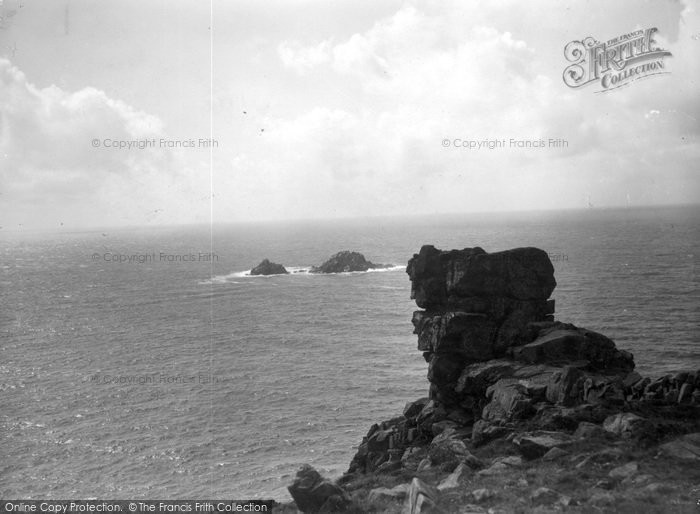 Photo of Cape Cornwall, Carn Gloose And The Brisons c.1932