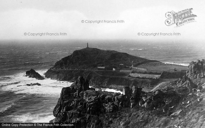 Photo of Cape Cornwall, From Carn Gloose c.1935