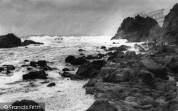Rough Sea c.1955, Cape Cornwall