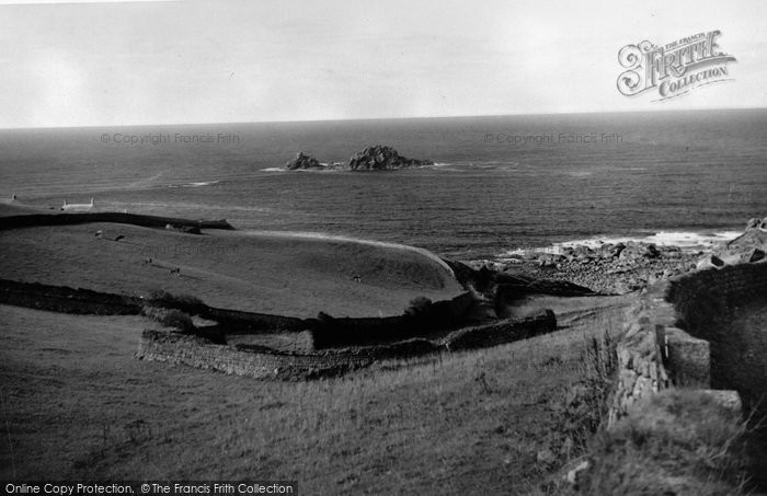 Photo of Cape Cornwall, The Brisons From Cape Cornwall c.1950