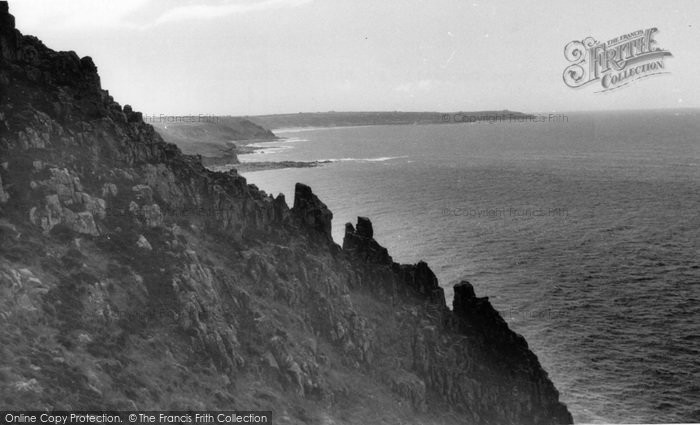 Photo of Cape Cornwall, The Rocks c.1955