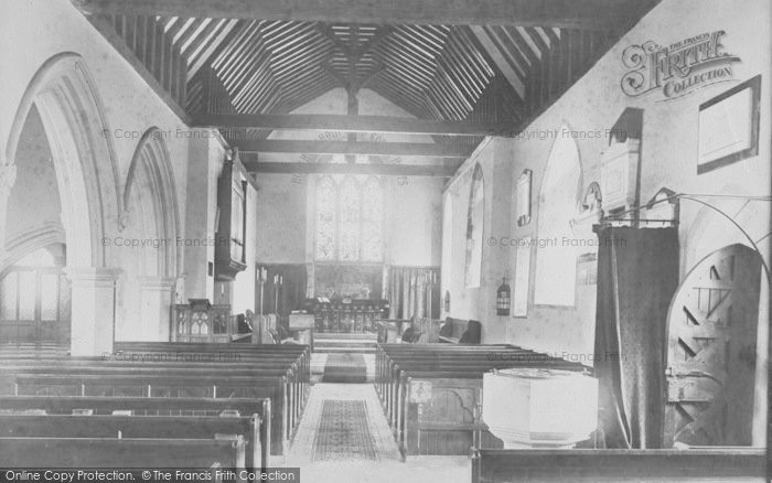 Photo of Capel, Church Of St John The Baptist, Interior c.1903