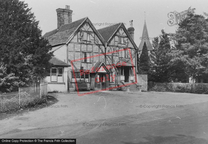 Photo of Capel, Crown Hotel And Church 1928