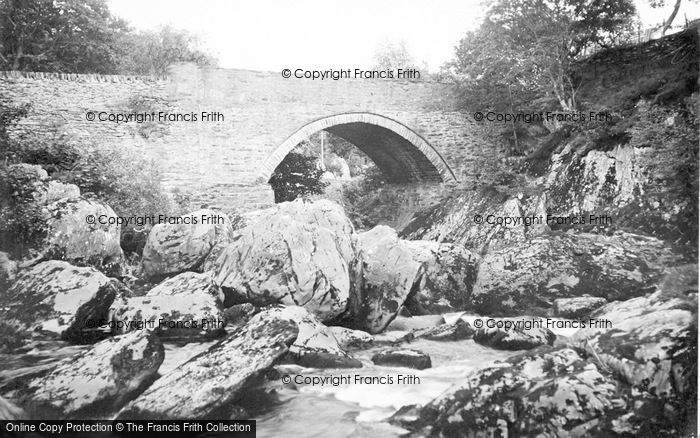 Photo of Capel Curig, Pont Y Cyfyng Bridge c.1936