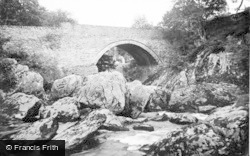 Pont-Y-Cyfyng Bridge c.1936, Capel Curig
