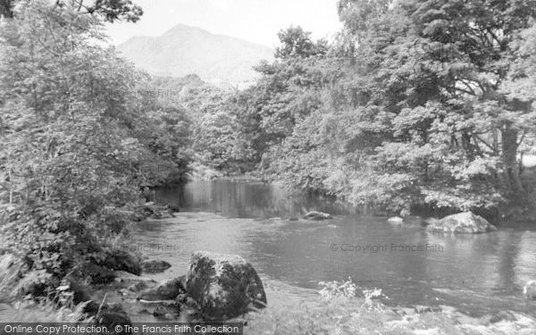 Photo of Capel Curig, River Llugwy And Moel Siabod c.1960