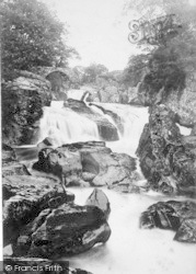 The Falls, Pont Y Cyfing c.1880, Capel Curig