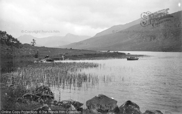 Photo of Capel Curig, The Lake And Mountains c.1890