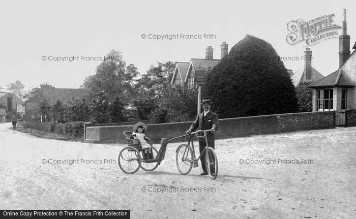 Photo of Capel, Parent And Child Cycle And Trailer 1906
