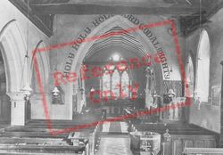 St John The Baptist Church, Interior 1908, Capel