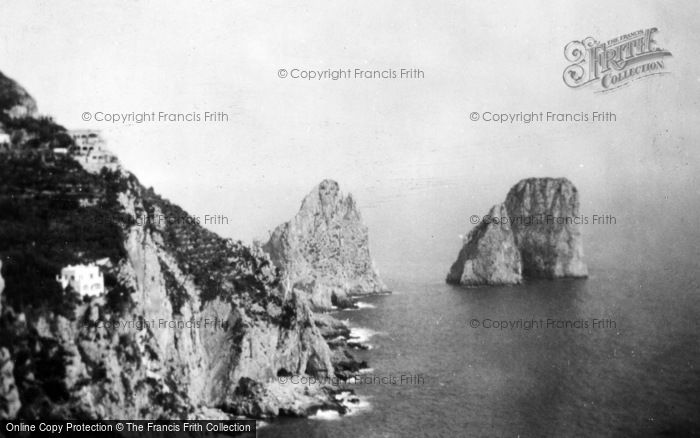 Photo of Capri, Faraglioni c.1930