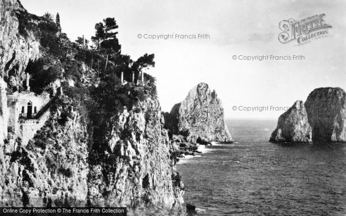 Photo of Capri, Faraglioni From Gardens Of Augustus c.1930