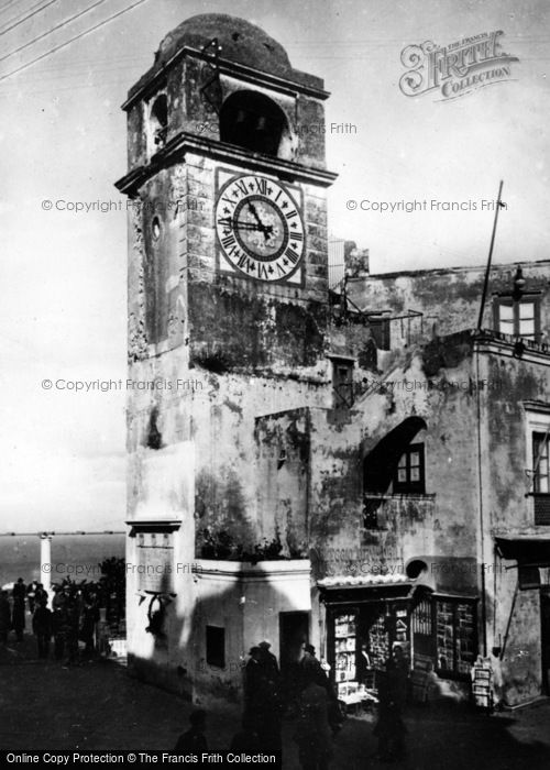 Photo of Capri, Piazza Umberto And Chiesa Di Santo Stefano c.1930