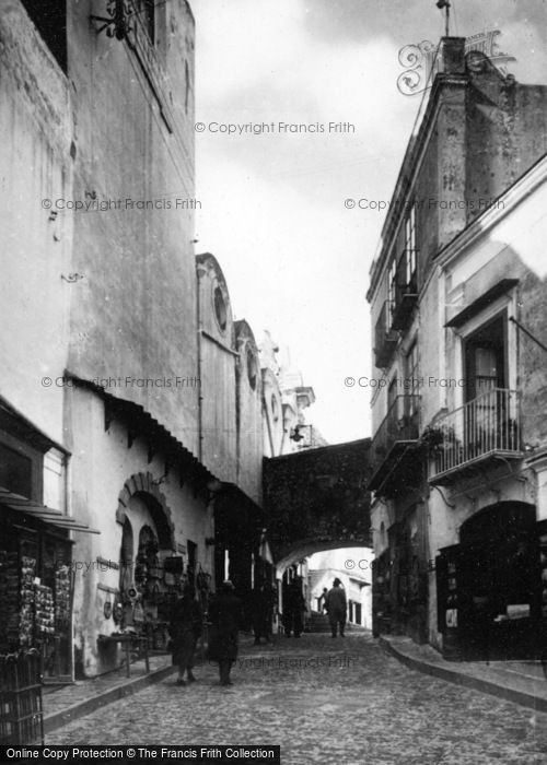 Photo of Capri, Via Oratorio c.1930