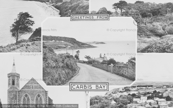 Photo of Carbis Bay, Composite c.1955