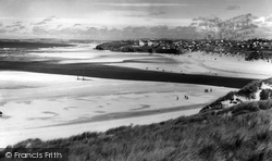 Hayle Towans c.1955, Carbis Bay