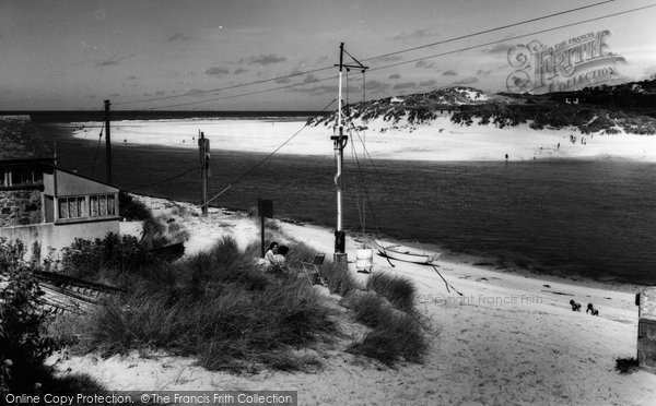 Photo of Carbis Bay, Lelant Estuary c.1955