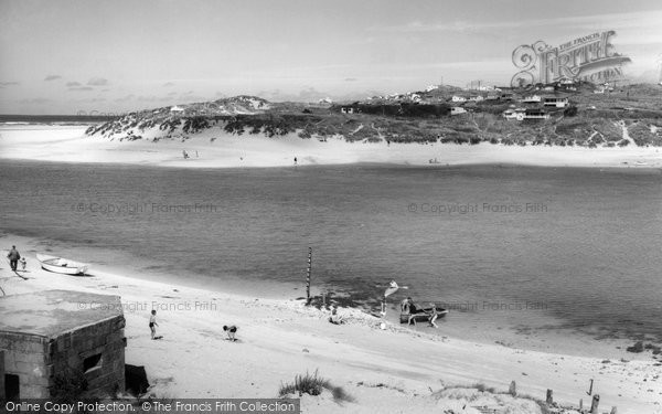 Photo of Carbis Bay, Lelant Ferry c.1955