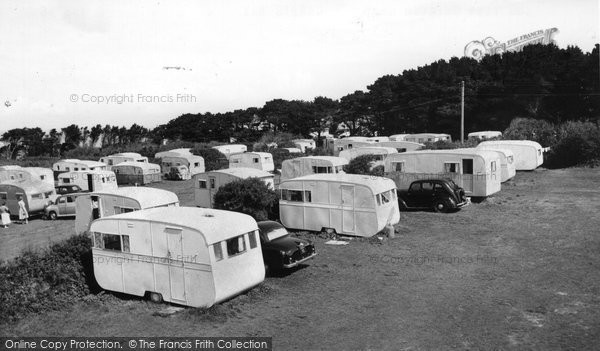 Photo of Carbis Bay, Sea View Caravan Camp c.1955