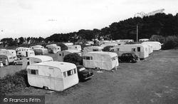 Sea View Caravan Camp c.1955, Carbis Bay