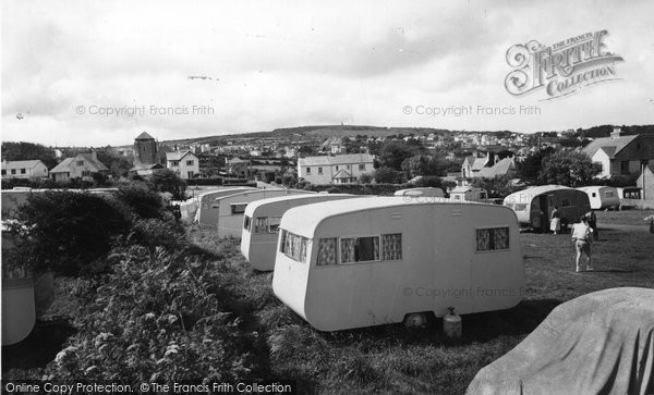 Photo of Carbis Bay, Sea View Caravan Camp c.1955