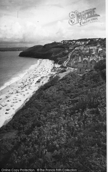 Photo of Carbis Bay, The Beach c.1955