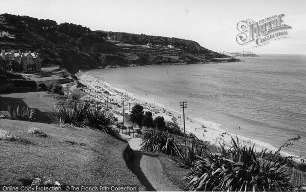 Photo of Carbis Bay, The Beach c.1955