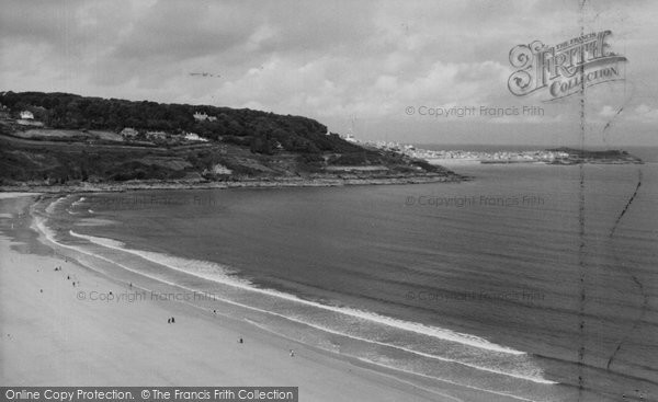 Photo of Carbis Bay, The Beach c.1955