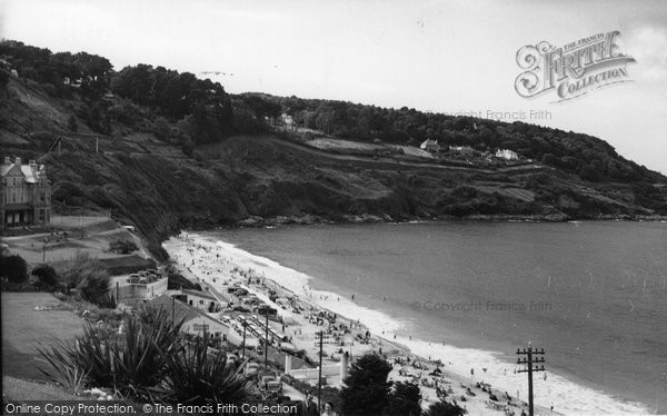 Photo of Carbis Bay, The Beach c.1955
