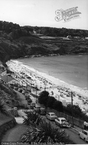 Photo of Carbis Bay, The Beach c.1955