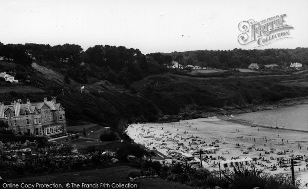 Photo of Carbis Bay, The Beach c.1955
