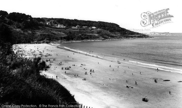 Photo of Carbis Bay, The Beach c.1955