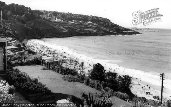 Photo of Carbis Bay, The Beach c.1955